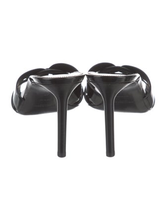 Saint Laurent Patent Leather Slides