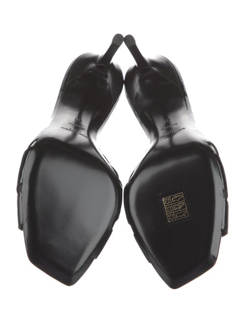 Saint Laurent Patent Leather Slides