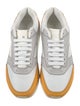 Saint Laurent Leather Colorblock Pattern Sneakers
