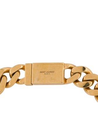 Saint Laurent Two-Tone Large Cuban Chain Necklace