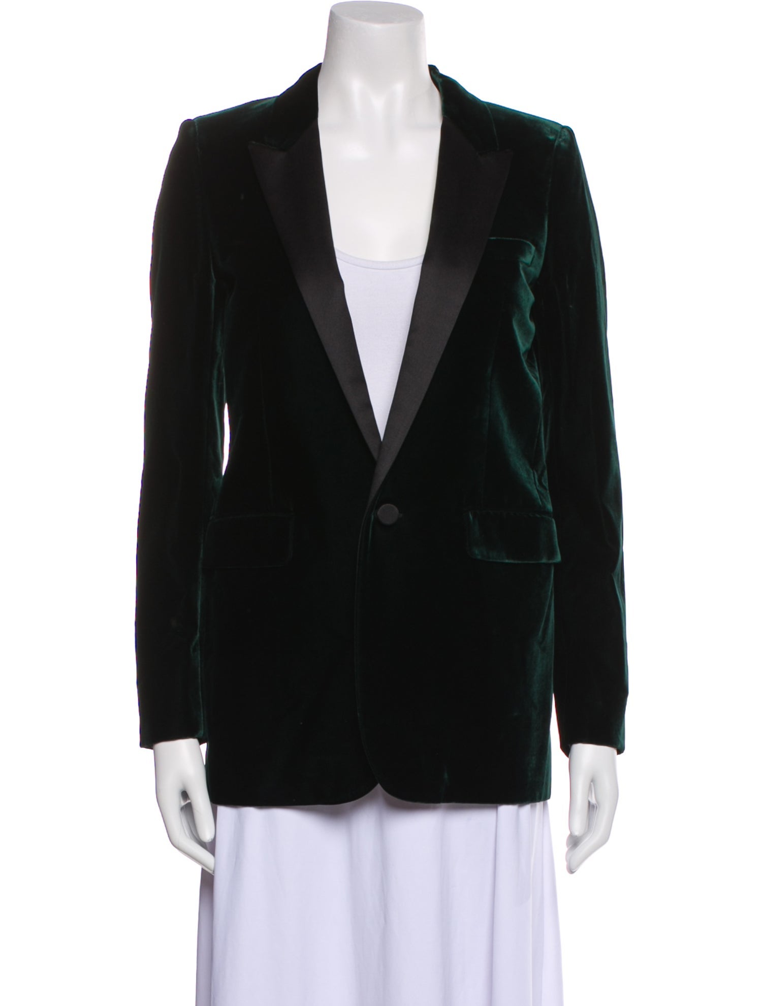 Saint Laurent Velour Blazer