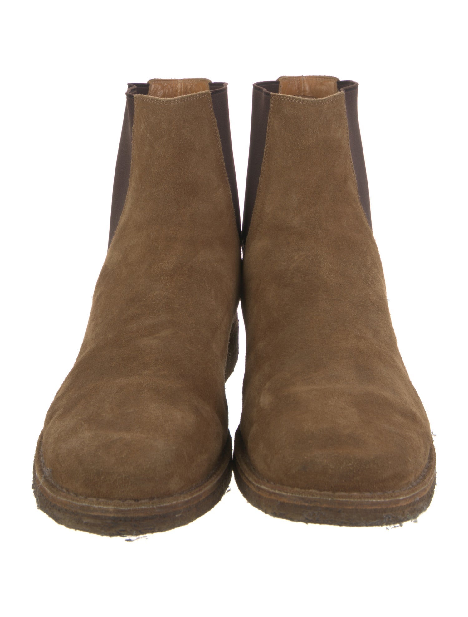 Saint Laurent Suede Chelsea Boots