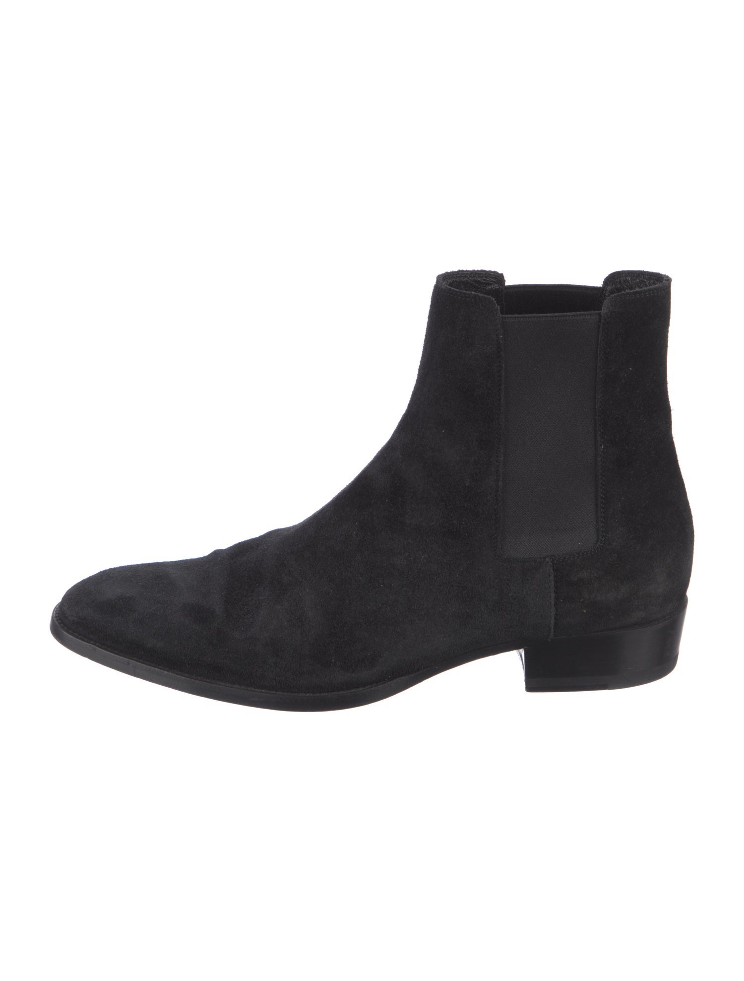 Saint Laurent Suede Chelsea Boots