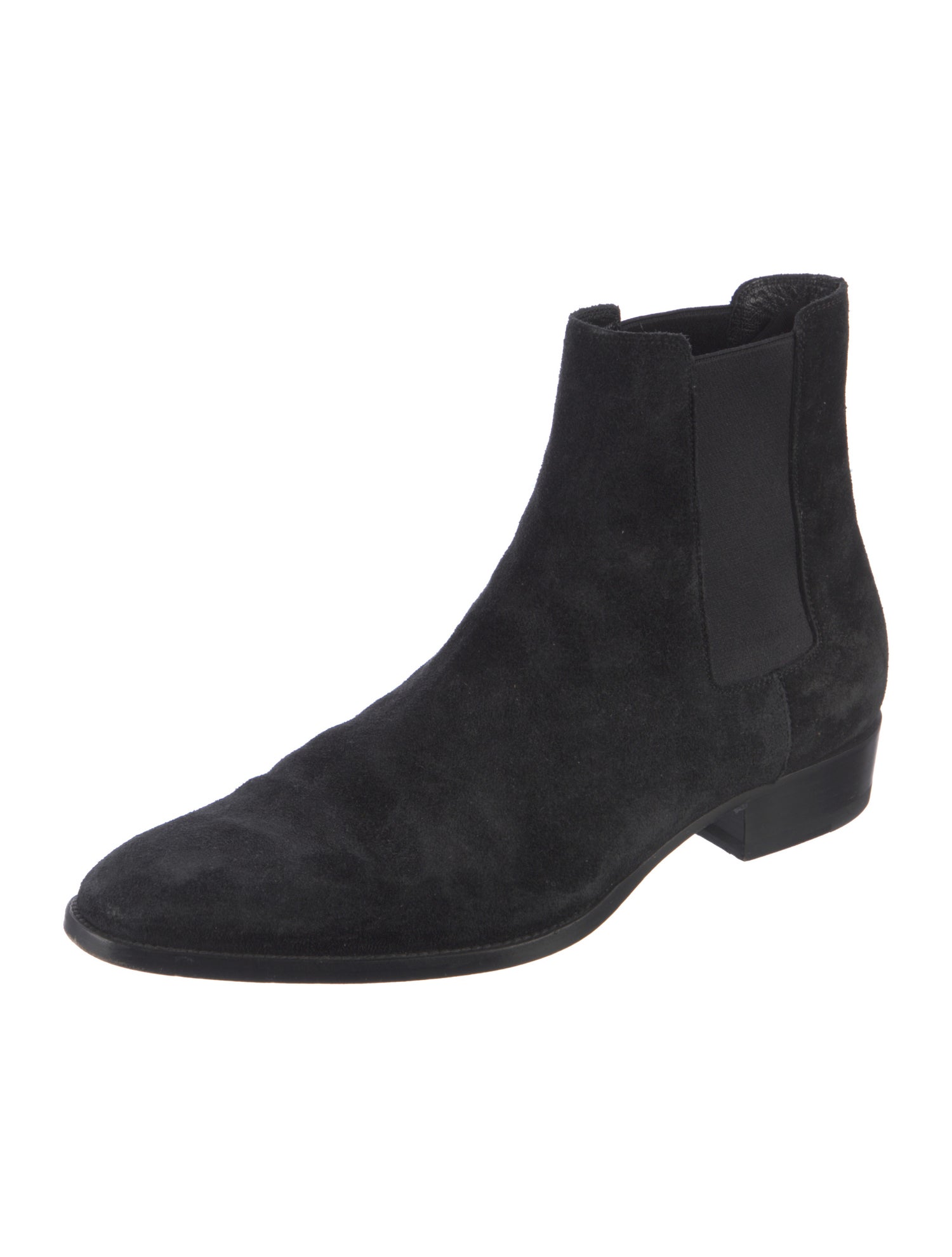 Saint Laurent Suede Chelsea Boots