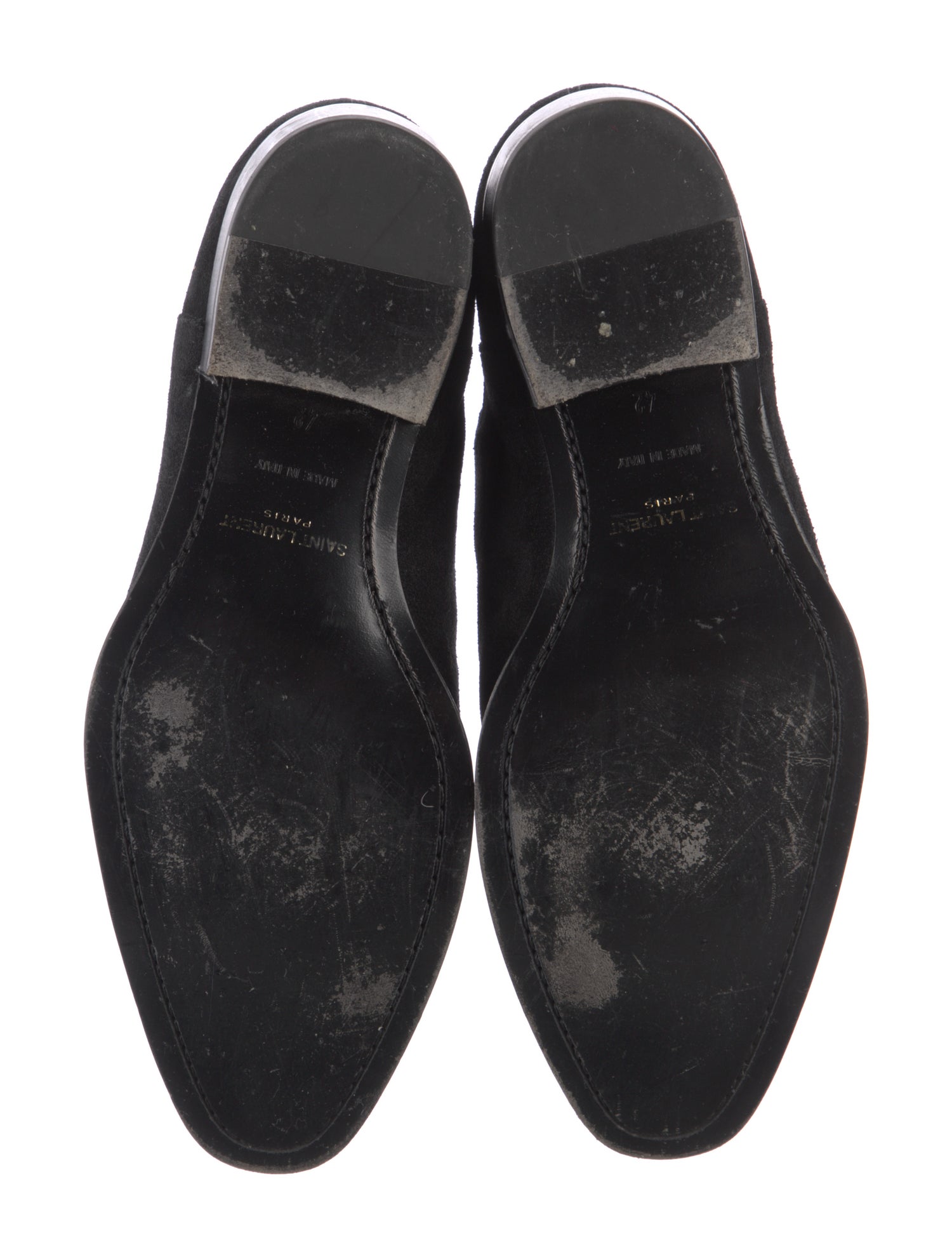 Saint Laurent Suede Chelsea Boots