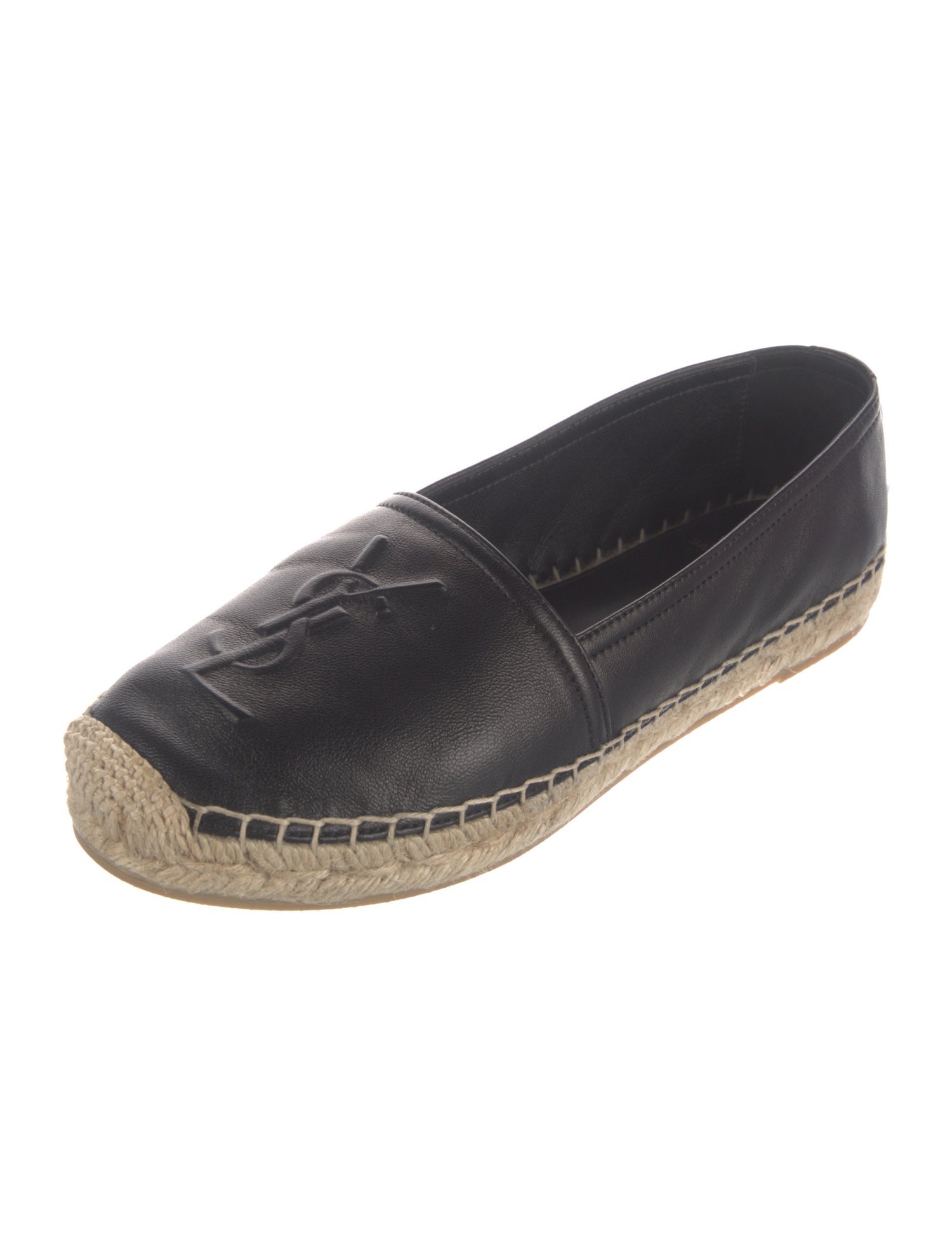 Saint Laurent Leather Espadrilles