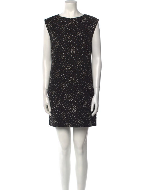 Saint Laurent Patterned Mini Dress