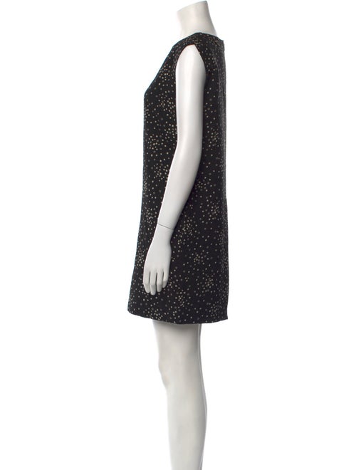 Saint Laurent Patterned Mini Dress