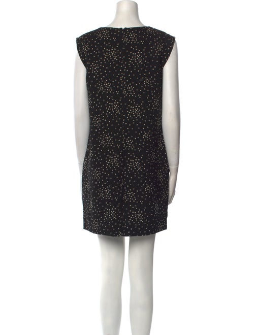 Saint Laurent Patterned Mini Dress