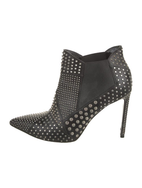 Saint Laurent Leather Patterned Chelsea Boots