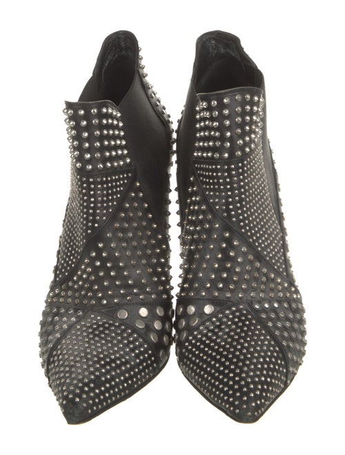 Saint Laurent Leather Patterned Chelsea Boots
