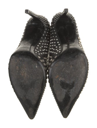 Saint Laurent Leather Patterned Chelsea Boots