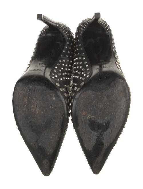 Saint Laurent Leather Patterned Chelsea Boots