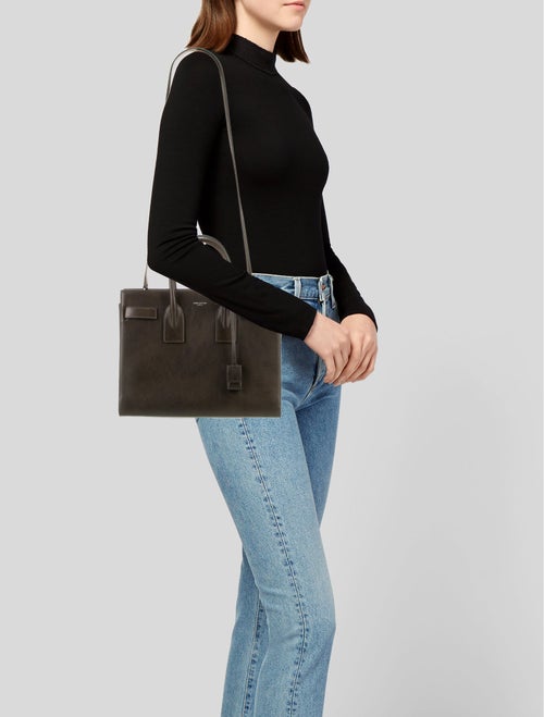 Saint Laurent Leather Sac De Jour Small