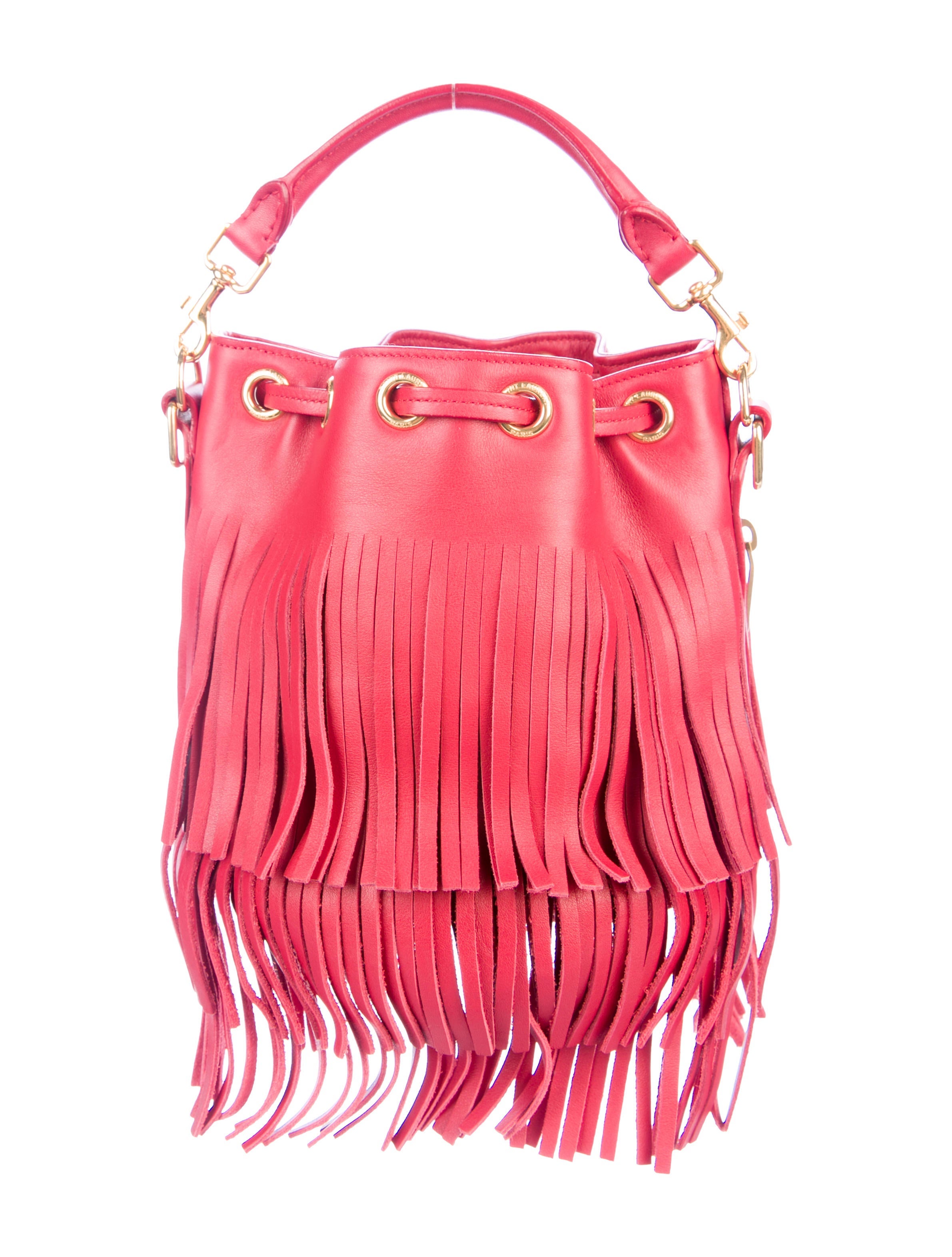 Saint Laurent Small Emmanuelle Fringe Bucket Bag