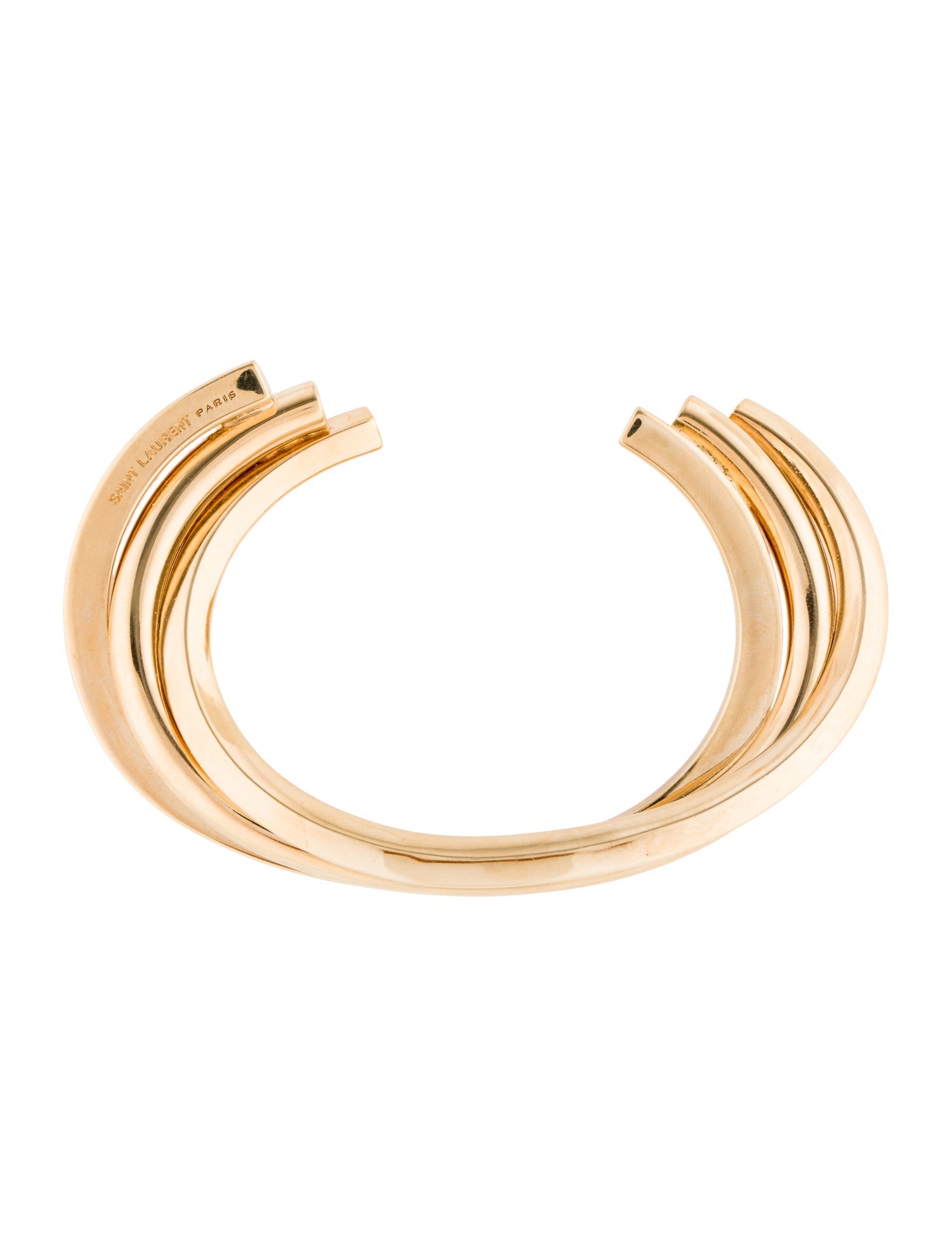 Saint Laurent Triple Twist Cuff Bracelet - Cuff, Bracelets