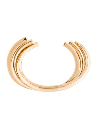 Saint Laurent Triple Twist Cuff Bracelet