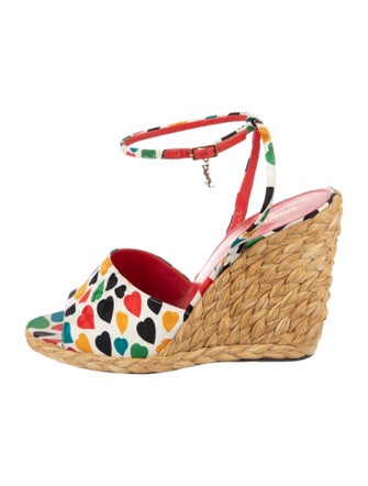 Saint Laurent Printed Espadrilles