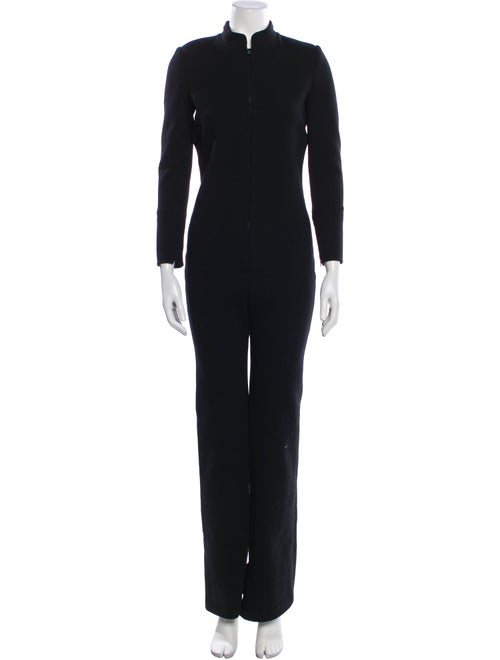 Saint Laurent Wool Crew Neck Jumpsuit