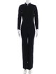 Saint Laurent Wool Crew Neck Jumpsuit