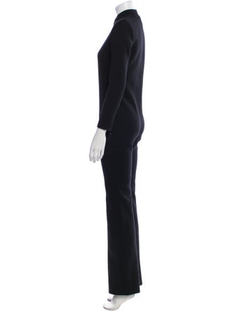 Saint Laurent Wool Crew Neck Jumpsuit