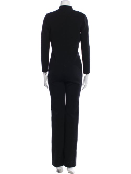 Saint Laurent Wool Crew Neck Jumpsuit