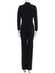 Saint Laurent Wool Crew Neck Jumpsuit