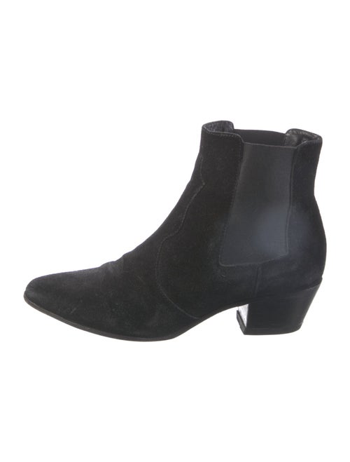 Saint Laurent Suede Chelsea Boots