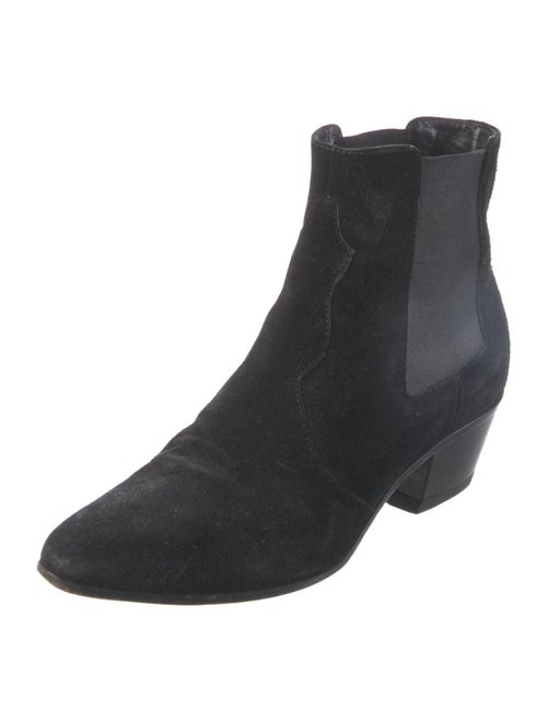 Saint Laurent Suede Chelsea Boots