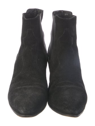 Saint Laurent Suede Chelsea Boots