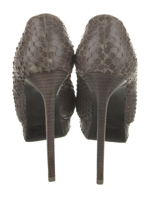 Saint Laurent Snakeskin Animal Print Pumps