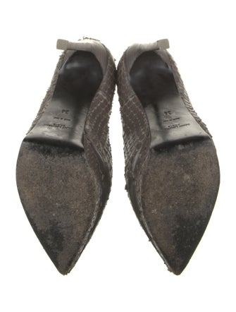Saint Laurent Snakeskin Animal Print Pumps