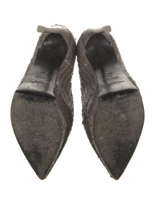 Saint Laurent Snakeskin Animal Print Pumps