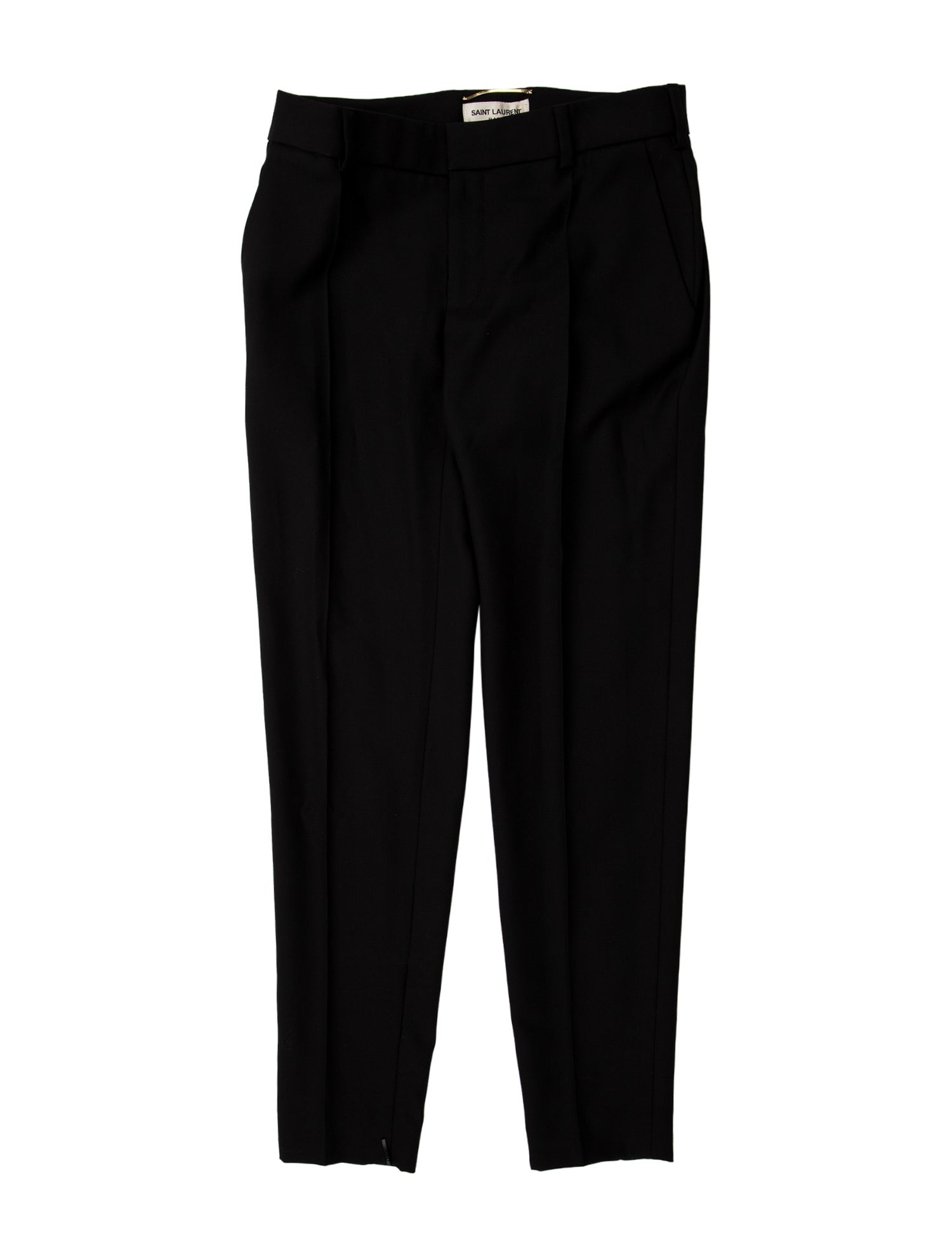 Saint Laurent Virgin Wool Skinny Leg Pants