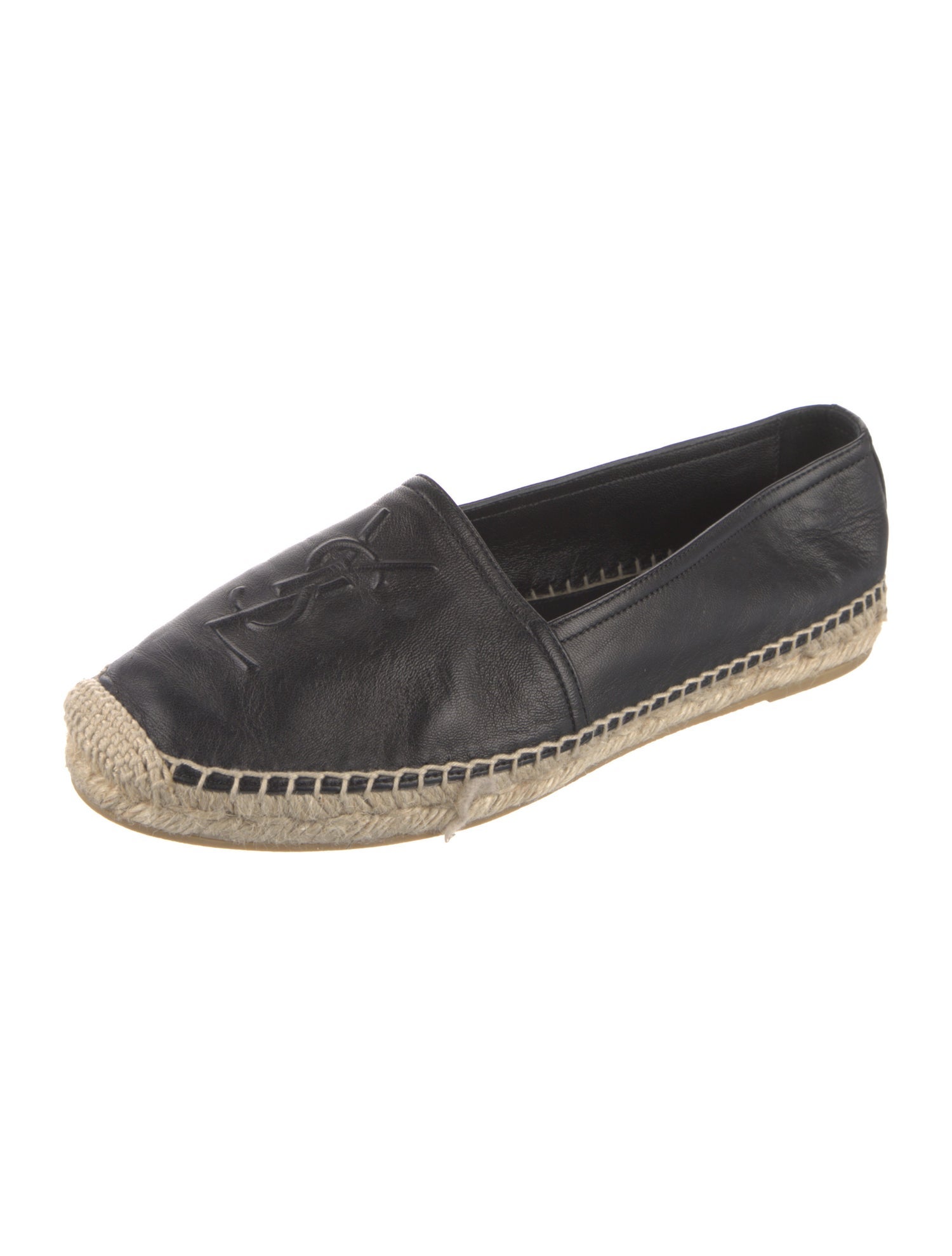 Saint Laurent Leather Espadrilles