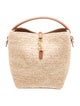 Saint Laurent Raffia Paris Raffia Le 37 Bucket Bag 2025