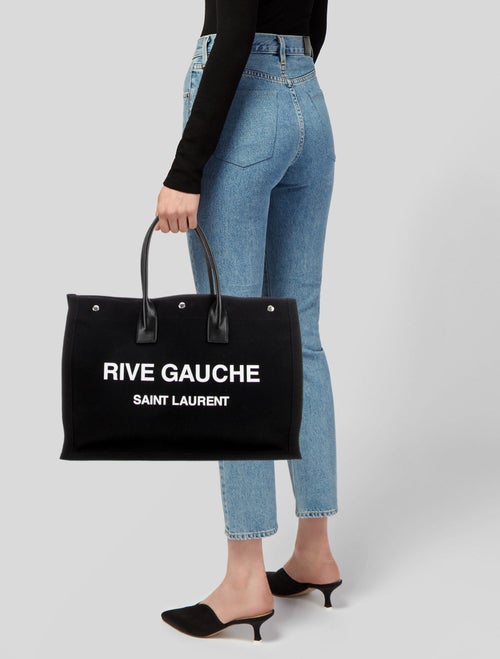 Saint Laurent Canvas Rive Gauche Large