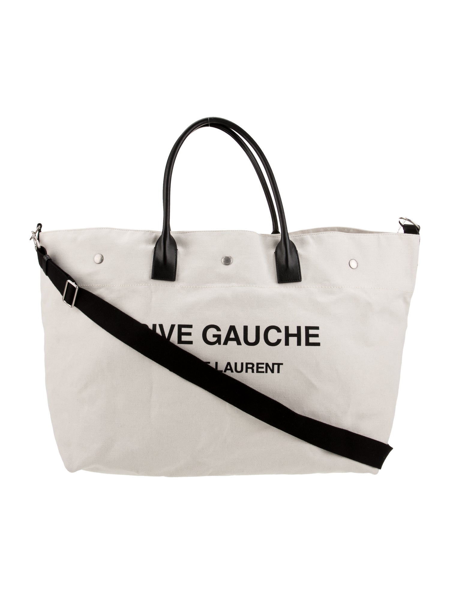 Saint Laurent Canvas Rive Gauche Maxi