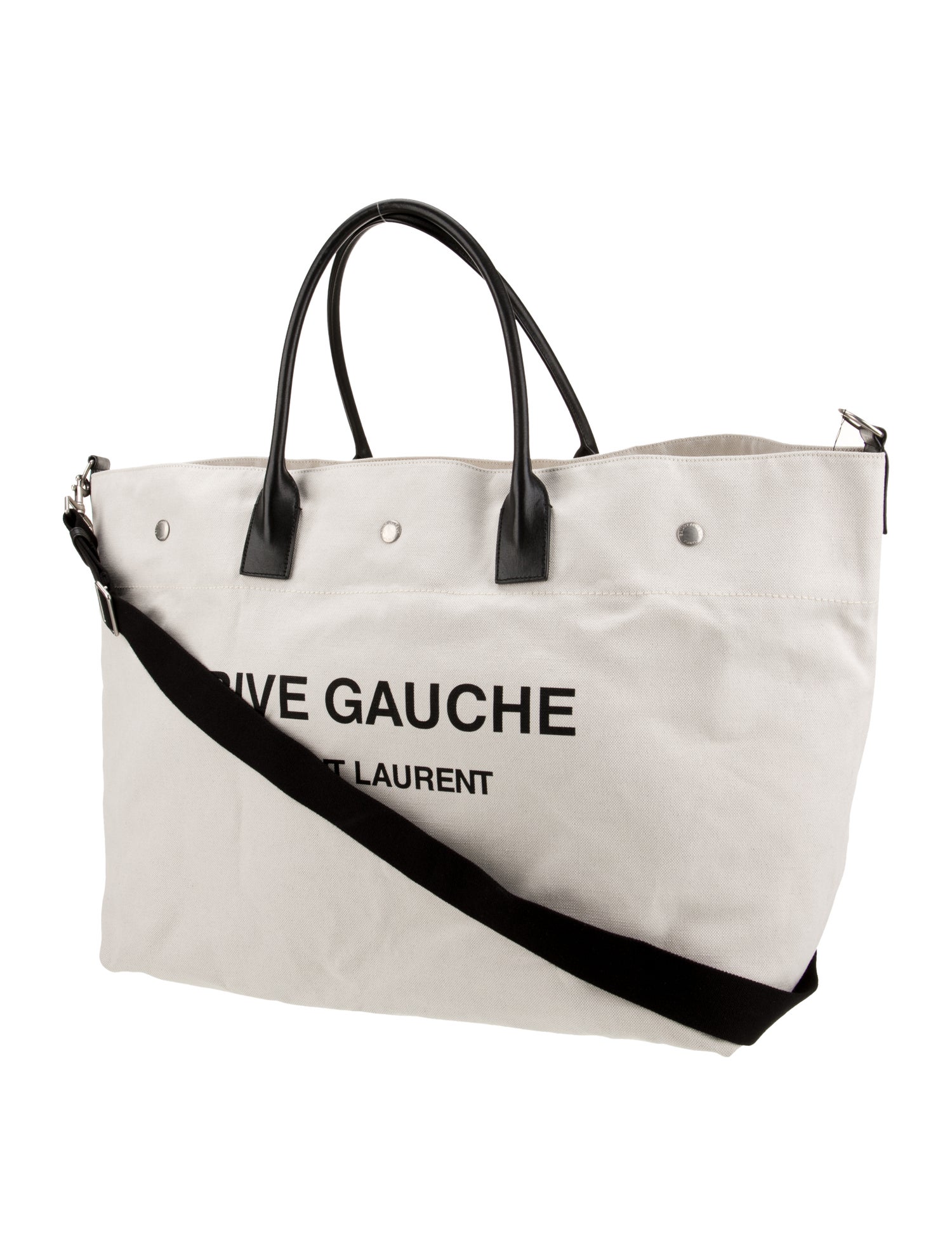 Saint Laurent Canvas Rive Gauche Maxi