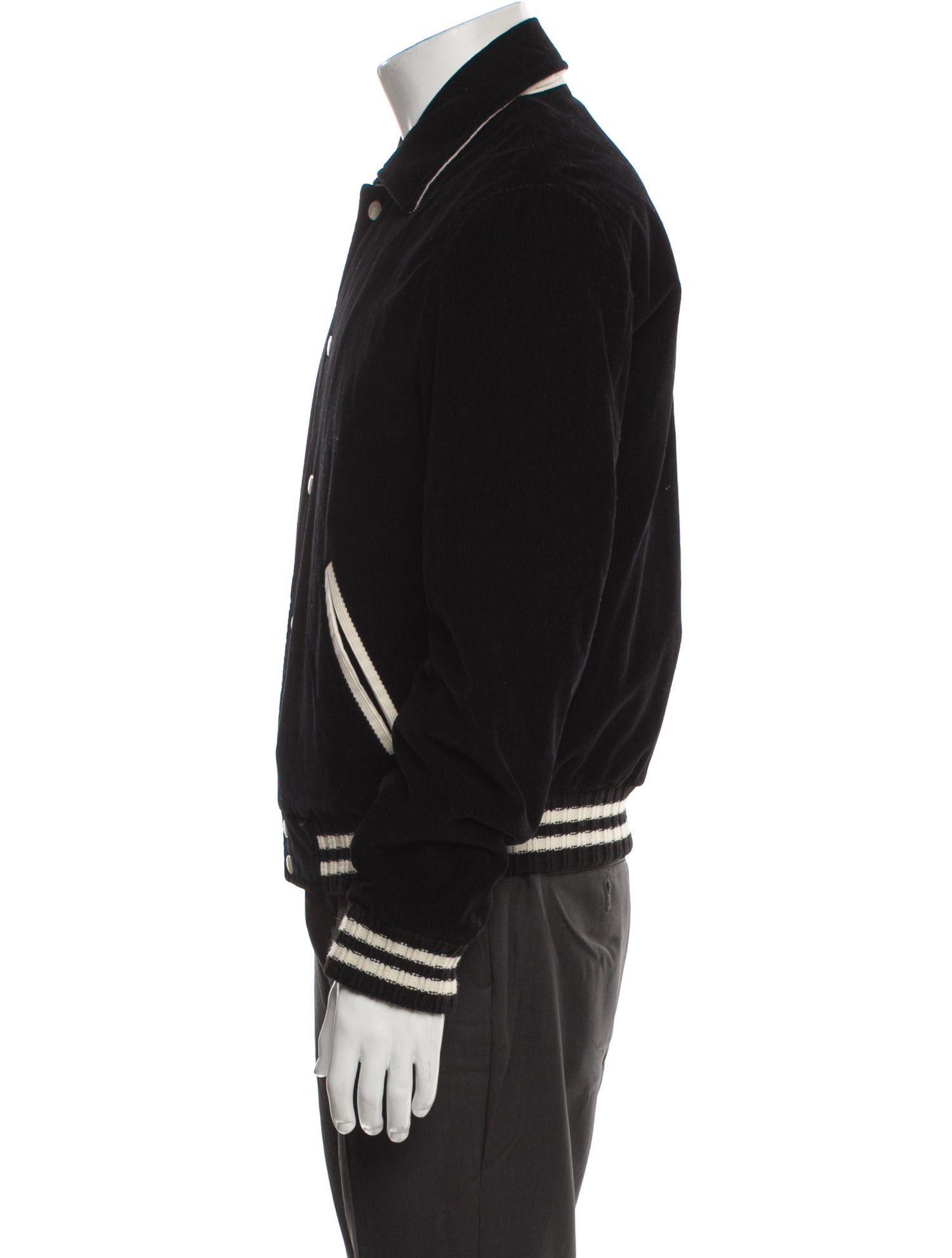 Saint Laurent 2020 Graphic Print Varsity Jacket