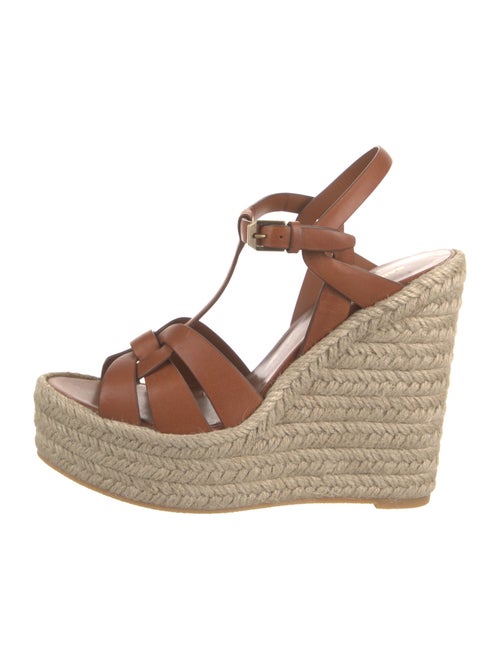 Saint Laurent Leather Espadrilles