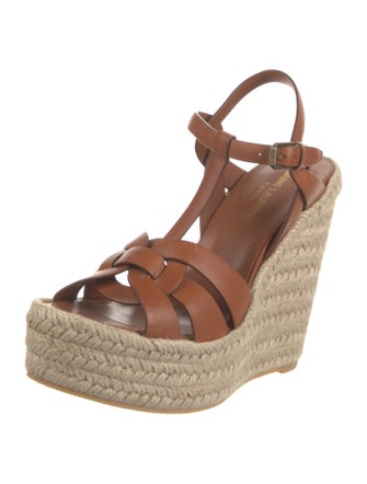 Saint Laurent Leather Espadrilles