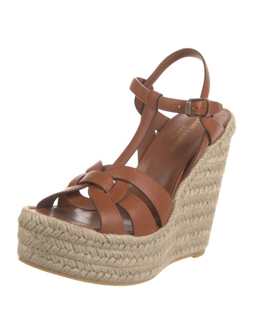 Saint Laurent Leather Espadrilles