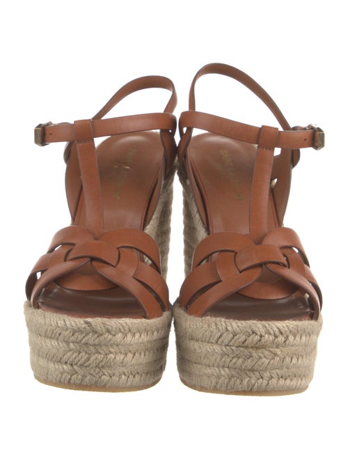 Saint Laurent Leather Espadrilles
