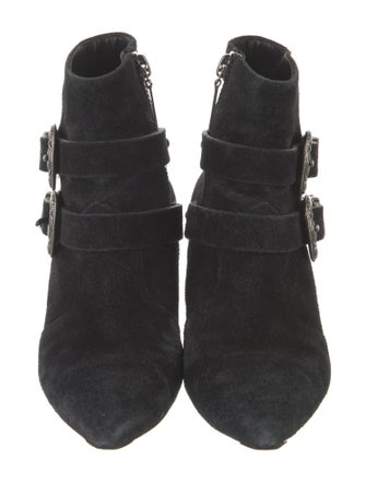 Saint Laurent Suede Sock Boots