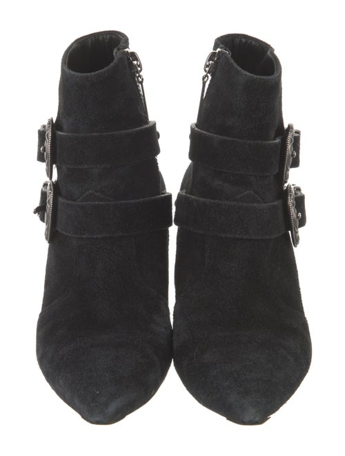 Saint Laurent Suede Sock Boots