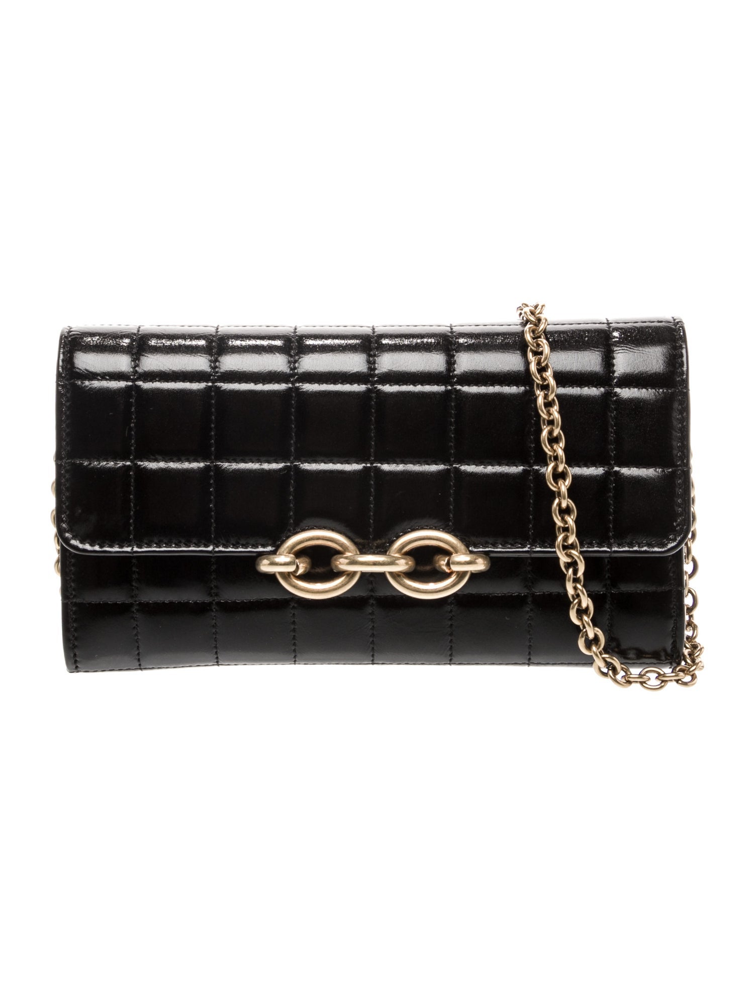 Saint Laurent Quilted Le Maillon Wallet On Chain 2023
