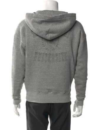 Saint Laurent 2022 Signature Logo Hoodie