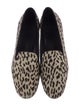 Saint Laurent Ponyhair Animal Print Loafers