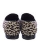 Saint Laurent Ponyhair Animal Print Loafers
